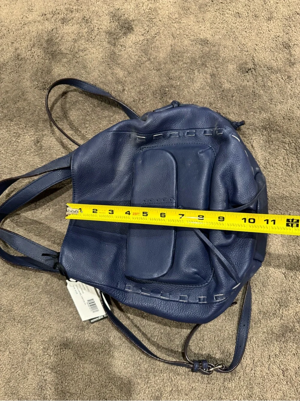 NWT Sanctuary “Laurel Canyon NS” Leather Purse Bucket Bag w/ Wallet - Indigo